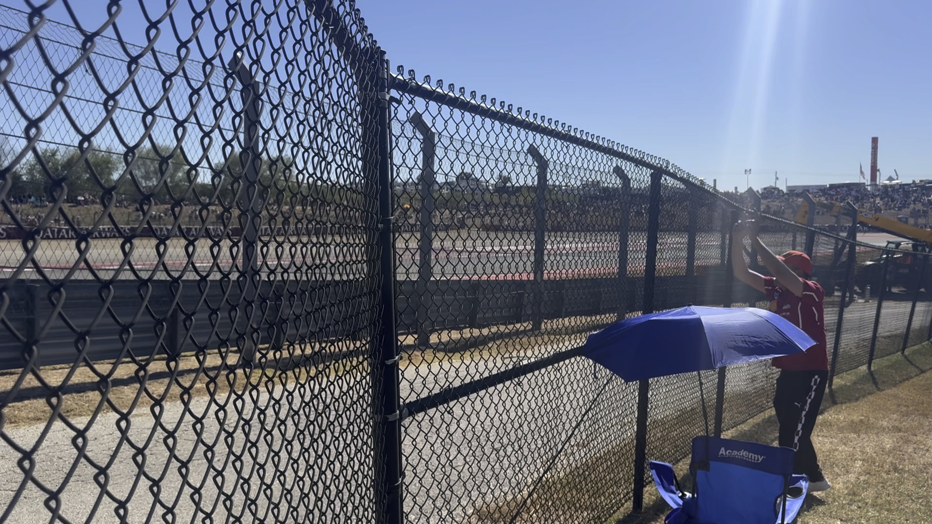 Chain link temporary fence panels on a construction site in Bonita Springs